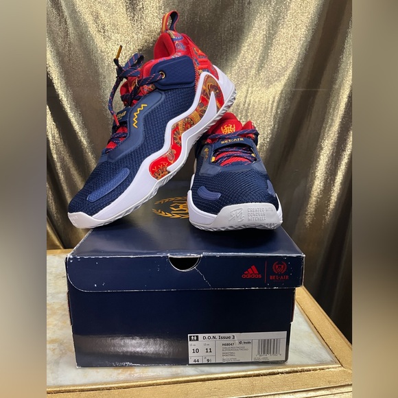 adidas Other - 🔵🔴 Adidas D.O.N. Issue 3 Sneakers – Navy & Red 🔴🔵